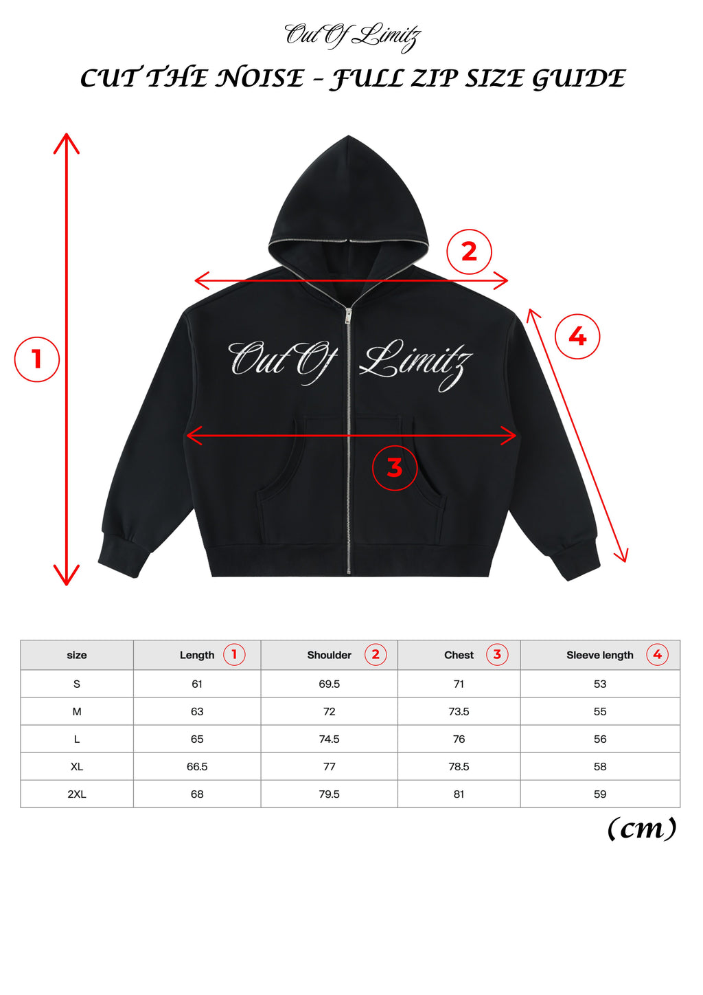 Cut The Noise - Full Zip